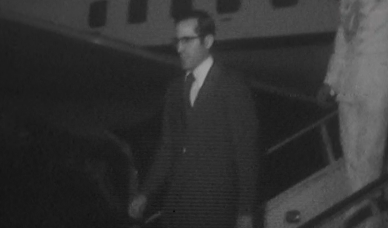 Chegada de António Ramalho Eanes a Lisboa