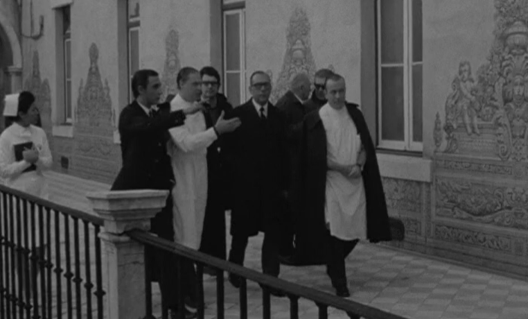 Visita de Baltazar Rebelo de Sousa ao Hospital de Santa Marta