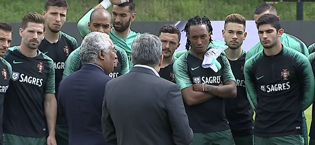 António Costa despede-se da Seleção Nacional de Futebol