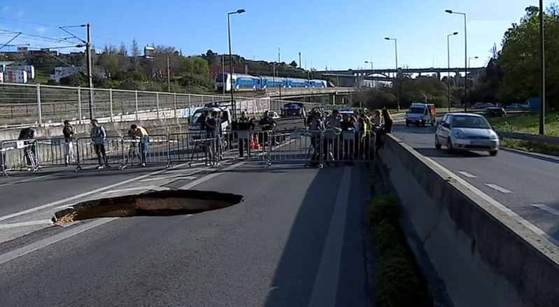 Obras na Avenida de Ceuta