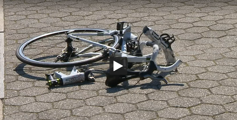 Atropelamento de ciclista em Valadares