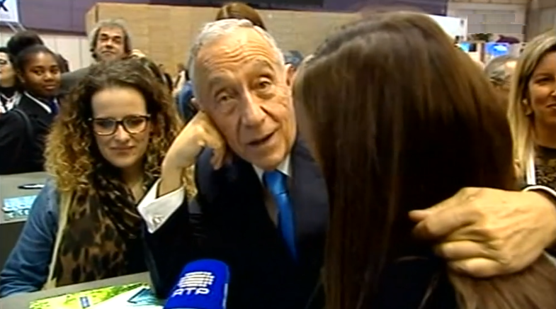 Marcelo Rebelo de Sousa na abertura da BTL