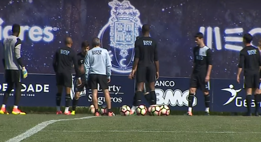 Futebol: Treino do FC Porto