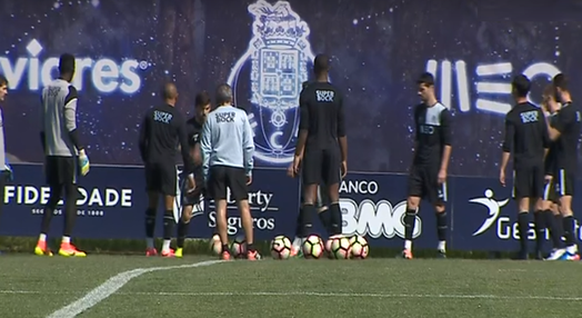 Futebol: Treino do FC Porto