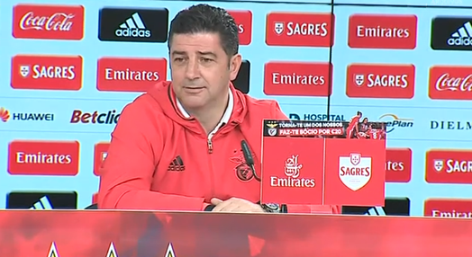 Futebol: conferência de imprensa de Rui Vitória