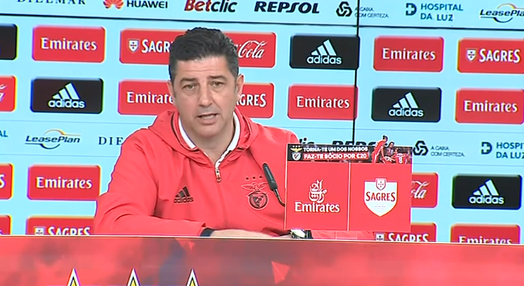 Futebol: conferência de imprensa de Rui Vitória