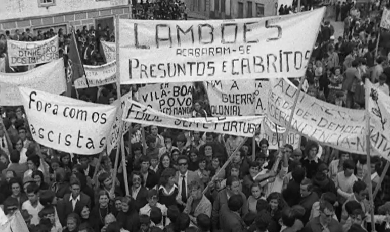 Manifestação de apoio ao MFA e Governo Provisório no Sabugal