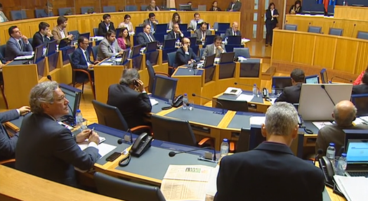 Sessão plenária da Assembleia Legislativa da Madeira