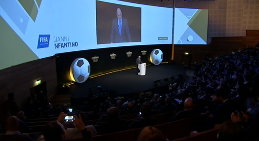 Gianni Infantino no Football Talks Portugal 2017