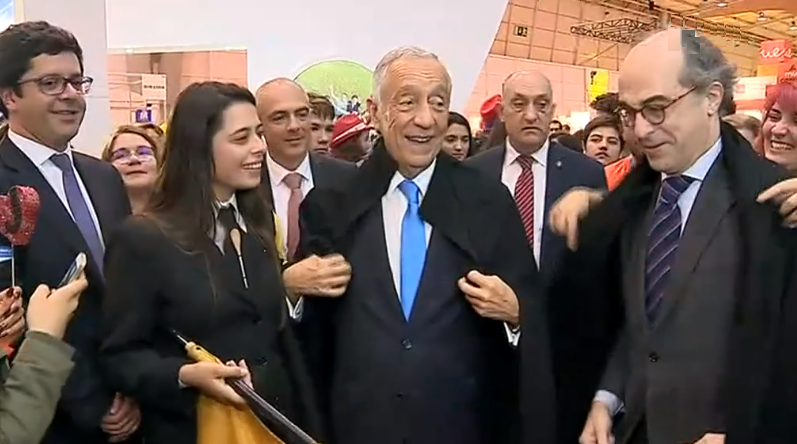 Marcelo Rebelo de Sousa na Futurália