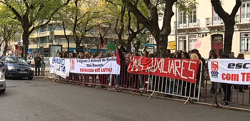 Manifestação de professores do Ensino Artístico