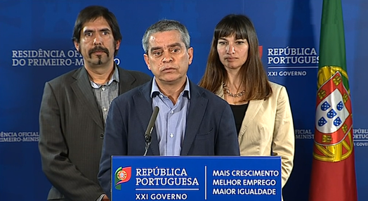 Conferência de imprensa de José Luís Ferreira