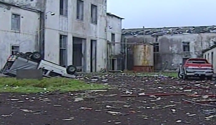 Mini-tornado nos Açores