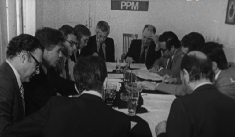 Reunião da Aliança Democrática em Lisboa