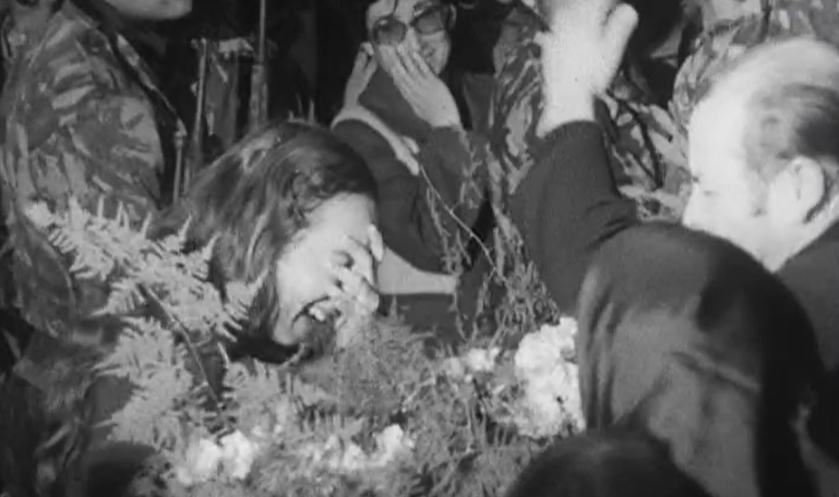 Velório de Joaquim dos Santos Pires e José Eduardo Oliveira Coimbra