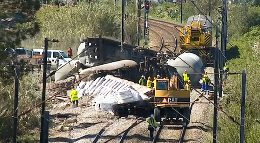 Corte na circulação ferroviária da Linha do Norte