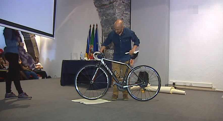 Palestra “A minha bicicleta calcula áreas”