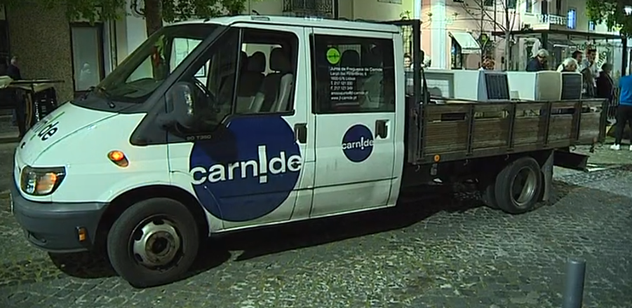 Parquímetros retirados em Carnide