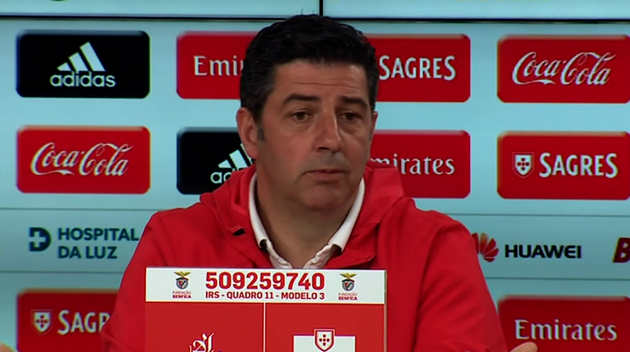Conferência de imprensa de Rui Vitória