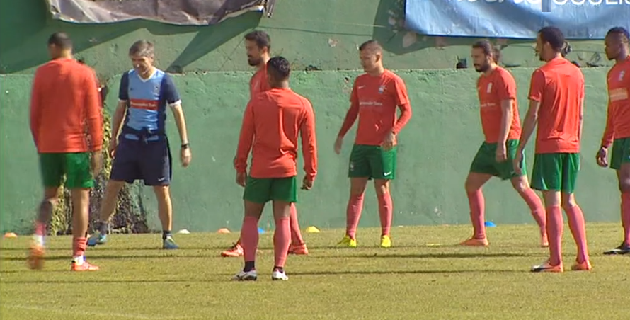 Futebol: Treino do Clube Sport Marítimo