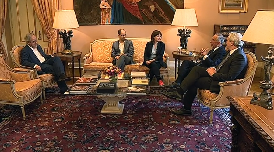 Marcelo Rebelo de Sousa recebe partidos