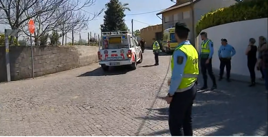 Incêndio em fábrica na Maia