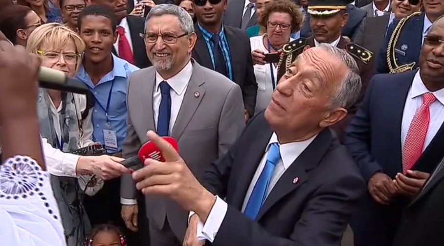 Marcelo Rebelo de Sousa em Cabo Verde