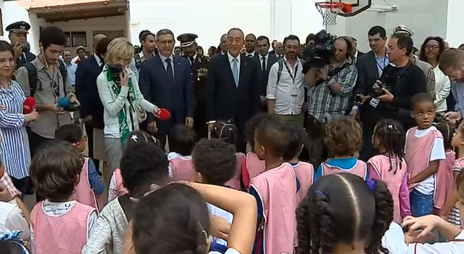 Marcelo Rebelo de Sousa em Cabo Verde