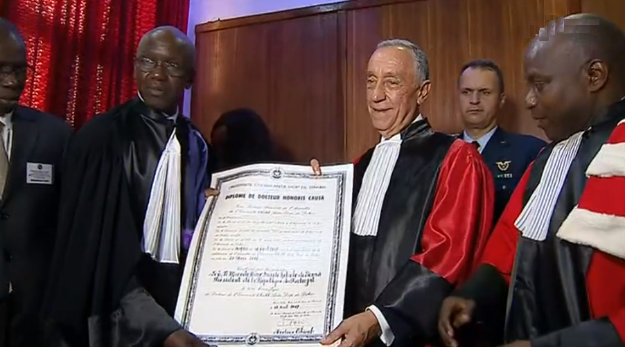 Marcelo Rebelo de Sousa no Senegal