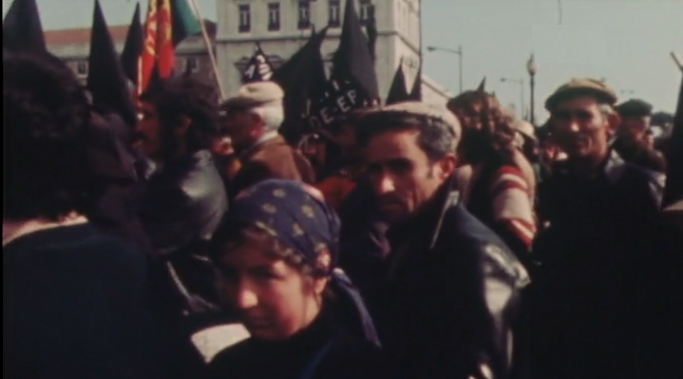 Manifestação de trabalhadores agrícolas em Lisboa