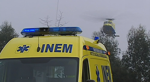 Helicópteros do INEM sem ventiladores