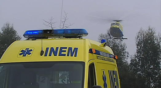 Helicópteros do INEM sem ventiladores