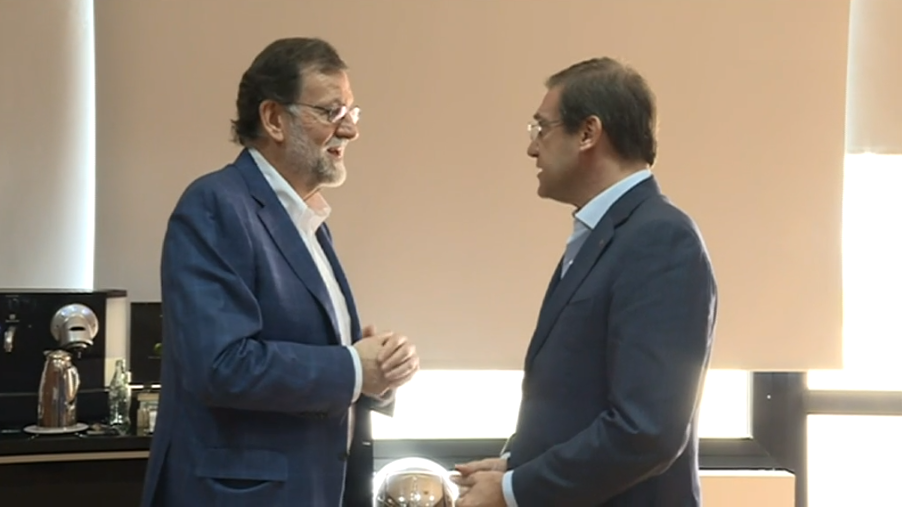 Pedro Passos Coelho em  Madrid