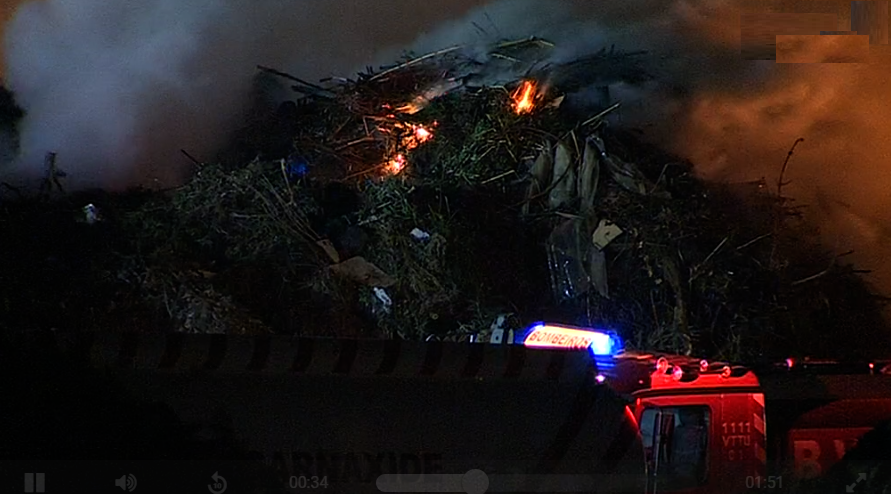 Incêndio no concelho de Cascais