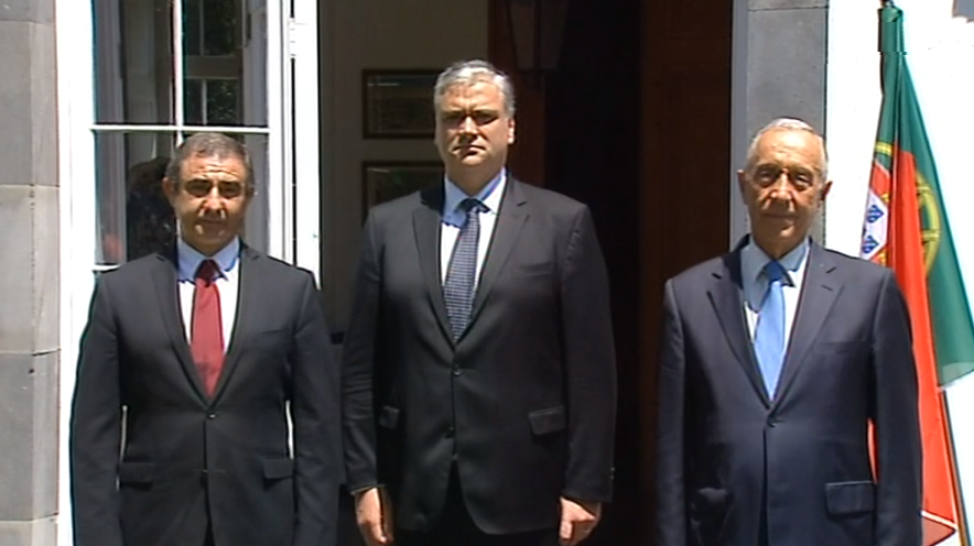 Marcelo Rebelo de Sousa visita jardim José do Canto