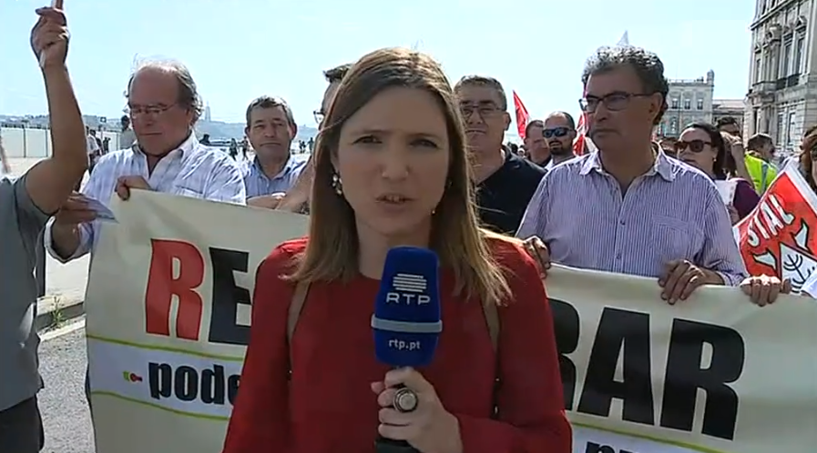 Manifestação dos trabalhadores não docentes