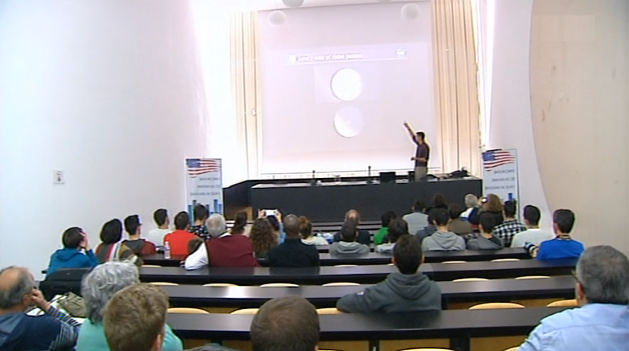 Palestra sobre “Exploração Espacial”