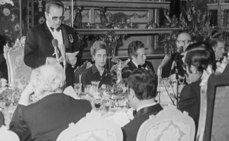 Banquete com Josip Broz Tito e António Ramalho Eanes em Lisboa