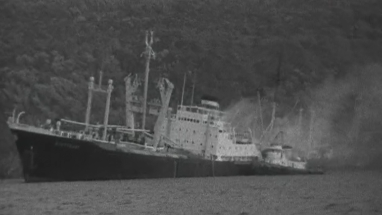 Incêndio a bordo do cargueiro “Stuttgart”