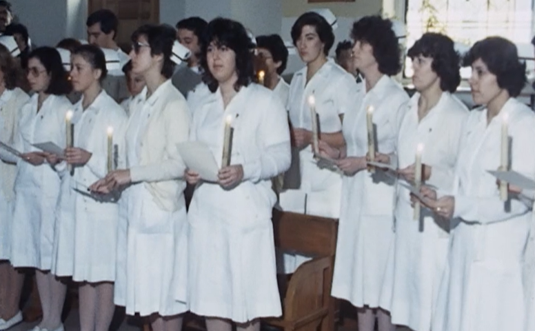 Formatura na Escola de Enfermagem das Franciscanas Missionárias de Maria