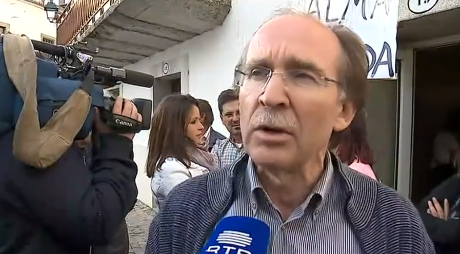 Manifestação contra o fecho de balcão da CGD