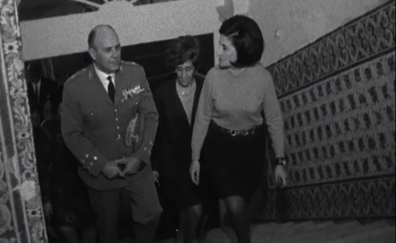 Visita de Horácio de Sá Viana Rebelo ao Movimento Nacional Feminino