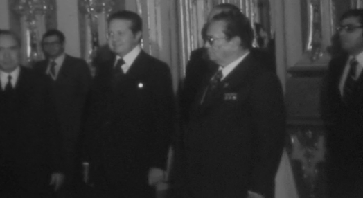 Josip Broz Tito recebe cumprimentos do corpo diplomático em Portugal
