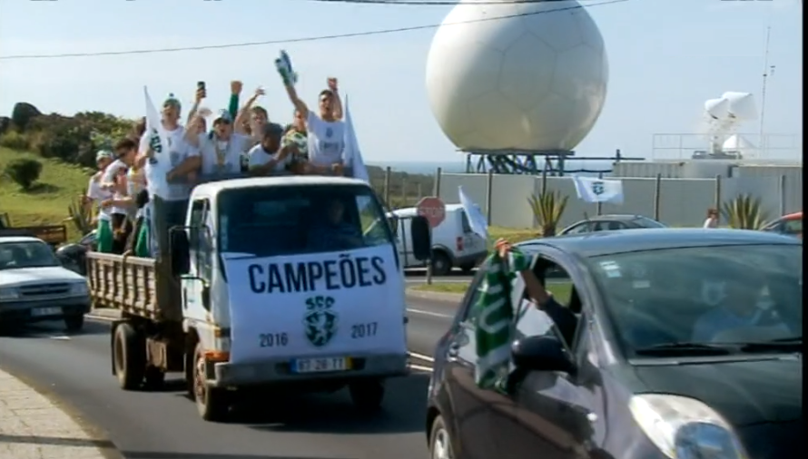 Futebol: Chegada dos Campeões do Guadalupe