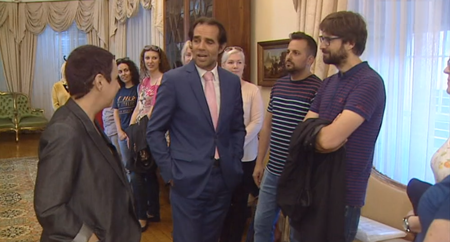 Docentes do programa “Eramus +” na Quinta Vigia