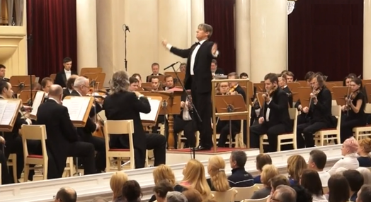 Maestro Osvaldo Ferreira na Orquestra de São Petersburgo
