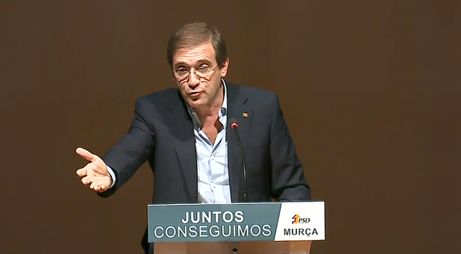 Pedro Passos Coelho critica o Governo
