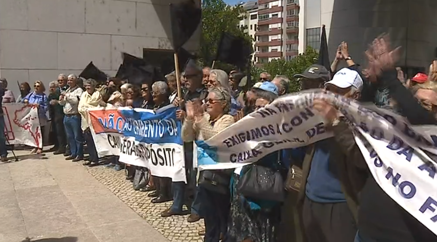 Protestos na sede da CGD