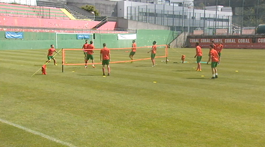 Futebol: Treino do Clube Sport Marítimo