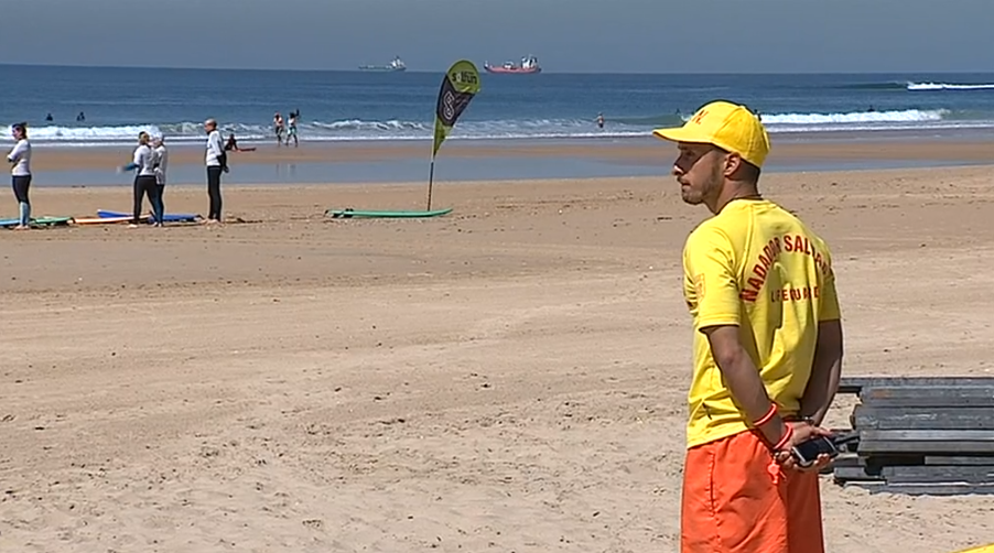 Praias com vigilância